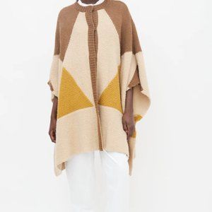 関税送料込Stella McCartney Wool Blend Cape Stella McCartney Wool Cape in Natural | Lyst